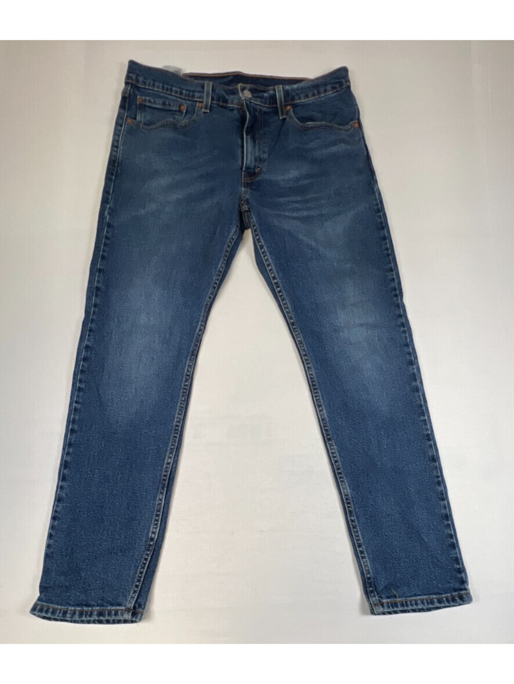 Levi's Men 33x30 512 Blue Denim Jeans Slim Tapered Leg Medium Wash Classic Fit